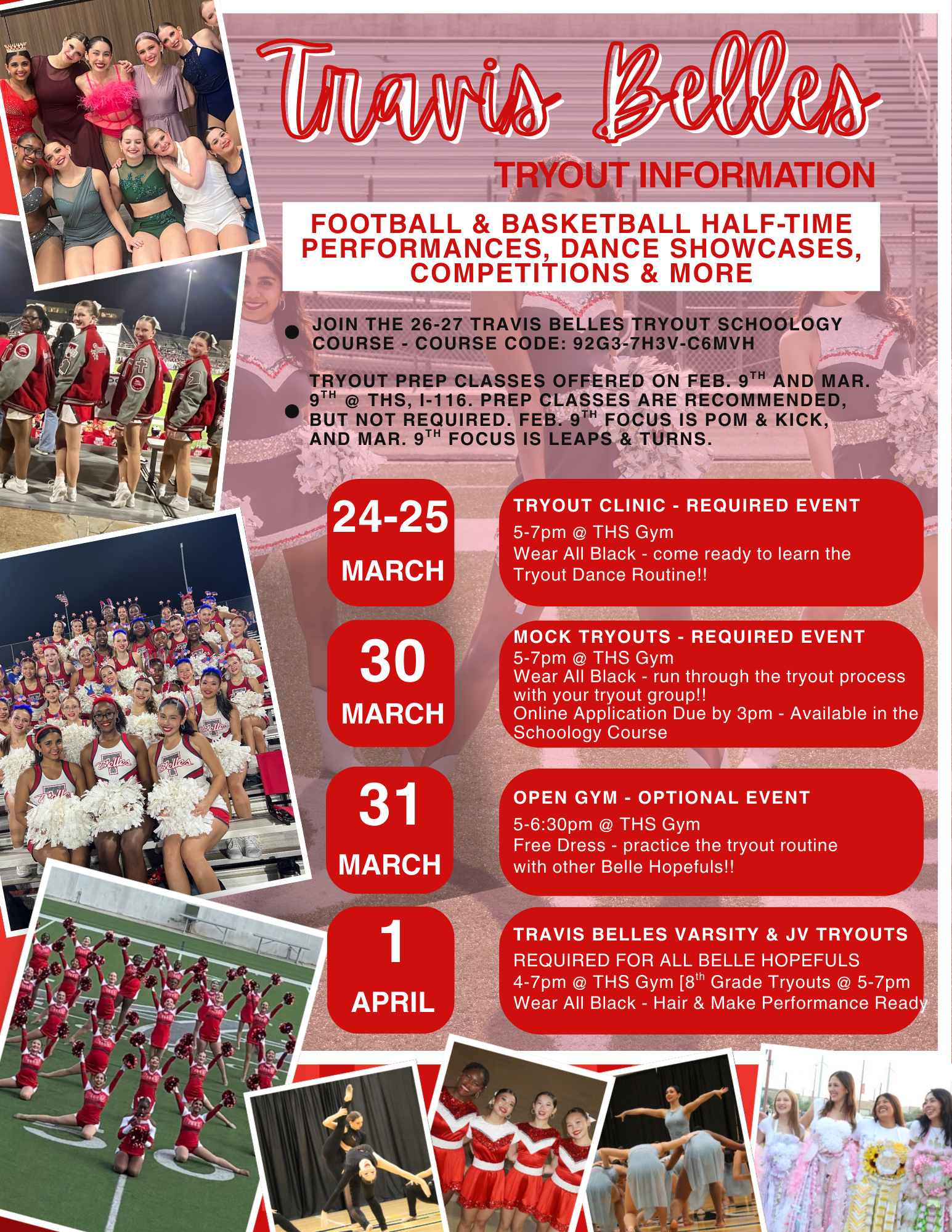 Belles Tryouts 2026-27